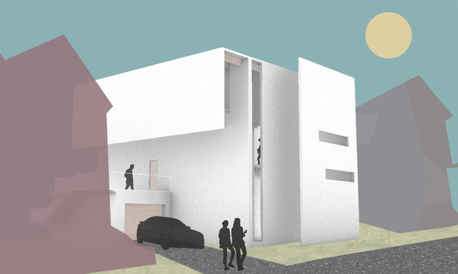 Outside Collage Render